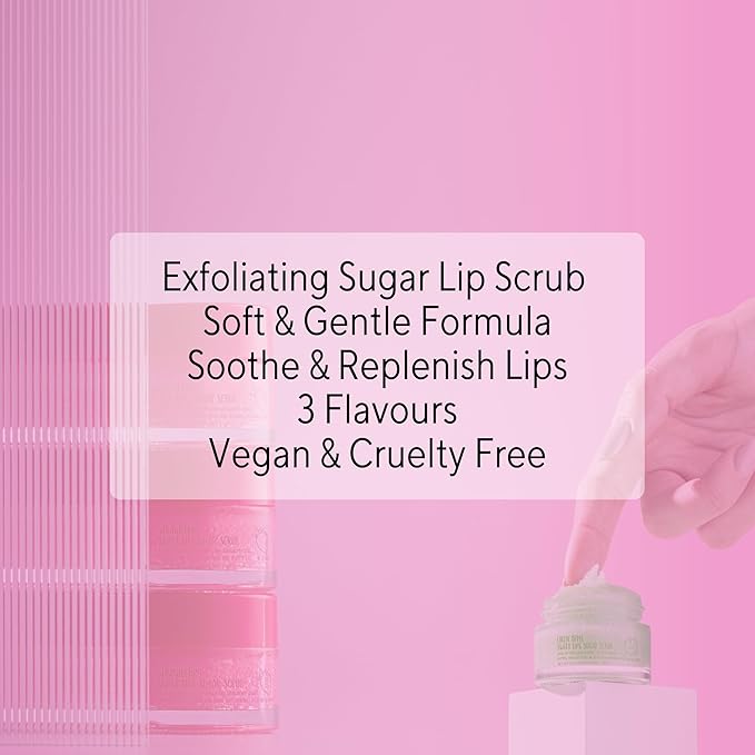 W7 Sweet Dreams Lip Scrub & Overnight Lip Mask Duo - 2Pcs Set - Blueberry Flavour - Exfoliate, Condition, Soothe & Hydrate