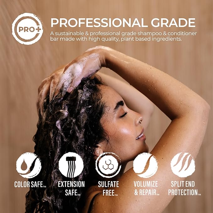 Viori Chamomile Rose Essential Oil Shampoo Bar Made with Rice Water - Handcrafted All Natural Shampoo Bars - Sulfate Free