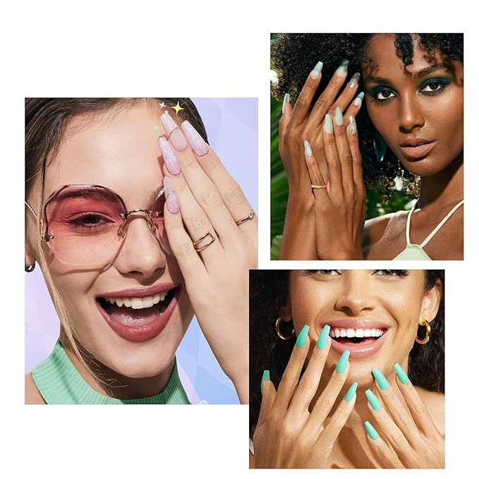 Acrylic Nail Brush Size #08, KEMEISI 100% Pure Kolinsky Nail Art Brushes Sturdy Handle Oval Shaped Acrylic Powder Nail Design Tools for Professional Manicure DIY Home Salon (Green)