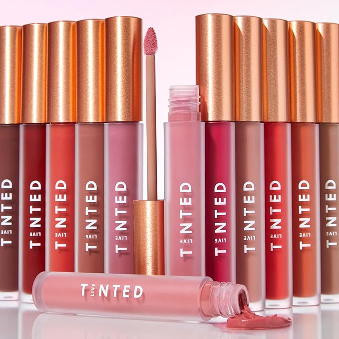 Live Tinted Huelip Liquid Lip Crème - Weightless, Long-Lasting Liquid Lip with Hyaluronic Acid and Jojoba Oil For a Soft, Comfortable, Moisturized Finish - 0.09 fl oz - Mauve