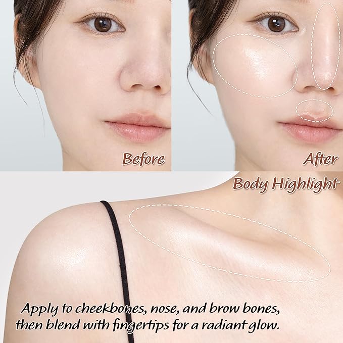 Touch in Sol In My Heart Stick (Moonlight Beam) – Cream Highlighter Stick for Eyes, Lips & Cheeks – Korean Makeup Glow Stick – Long Lasting, Multi-Use Highlight for Natural Radiance, K beauty, 0.12 Oz