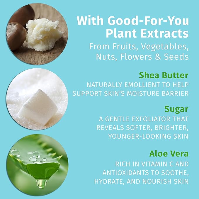 Hempz Limited Edition Candy Cane Lane Exfoliating Body Scrub (4 Oz) – Yummy Holiday Scented Sugar Body Scrub for Shower & Bath, Cozy Candy Cane Scented Sugar Scrub Exfoliant for Women & Men