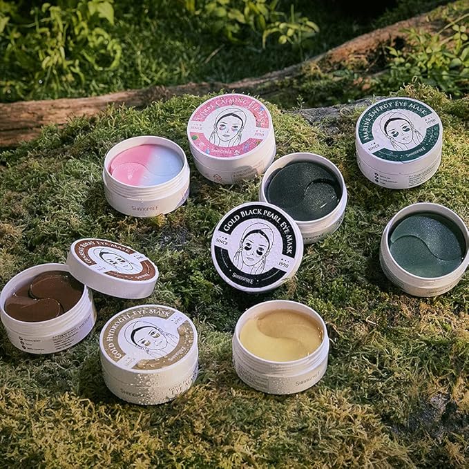 SHANGPREE Ginseng Berry Eye Mask (30pairs; 1.4g / wt. 0.05oz. x 60ea), Premium Korean Skincare