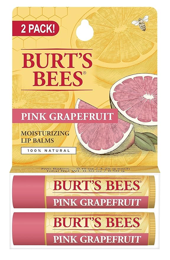 Pink Grapefruit Moisturizing Lip Balm Twin Pack