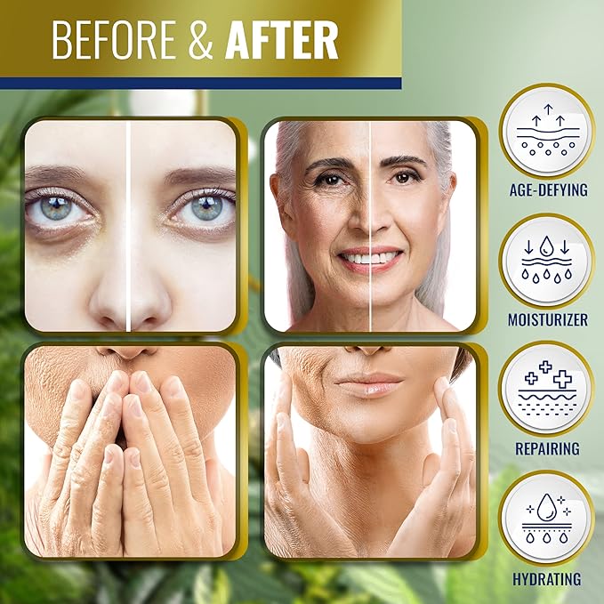 Advanced Clinicals Retinol Cream Face Moisturizer | Crepey Skin Care Treatment | Fragrance Free Body Lotion Targets Look Of Crepe Skin, Wrinkles, & Sagging Skin, 16 Oz (2-Pack)