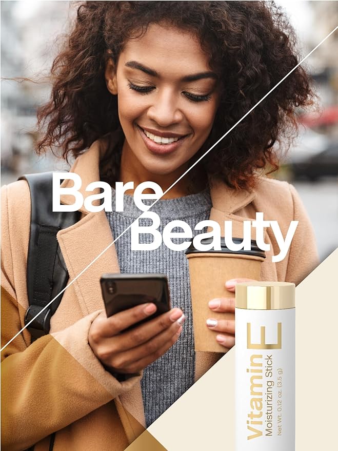 Vitamin E Moisturizing Stick for Lips | .12 oz (2 Pack) | Hydrating & Nourishing | Free of Parabens, SLS & Fragrances