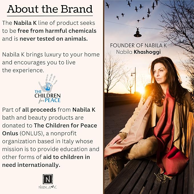 Organic Chamomile Bath Salts by Nabila K - Dead Sea Salt & Epsom Salt Scrub & Soak - Exfoliates & Hydrates Skin, Botanical Essential Oils - Bubble Bath Accessories for All Skins Types, 2 oz