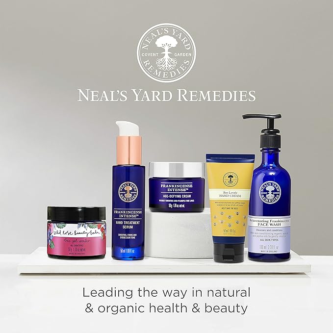 Neal's Yard Rejuvenating Frankincense Cleanser with Aloe Vera & Cocoa Butter, Smoothes & Refines, All Skin Types, Vegan Approved, Cruelty-Free 100mL