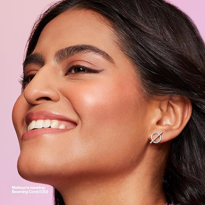 Revlon Illuminance Gel Serum Blush, Visibly Plump Cheeks, Dewy Finish and Hydrates All Day, 130 Beaming Coral, 0.37 fl oz.