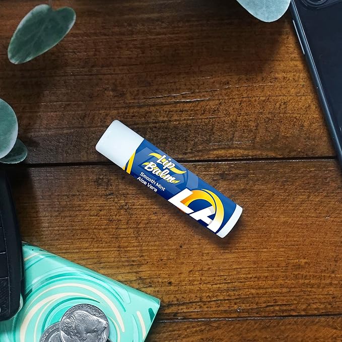 FANMATS 34693 Los Angeles Rams Smooth Mint SPF 15 Lip Balm