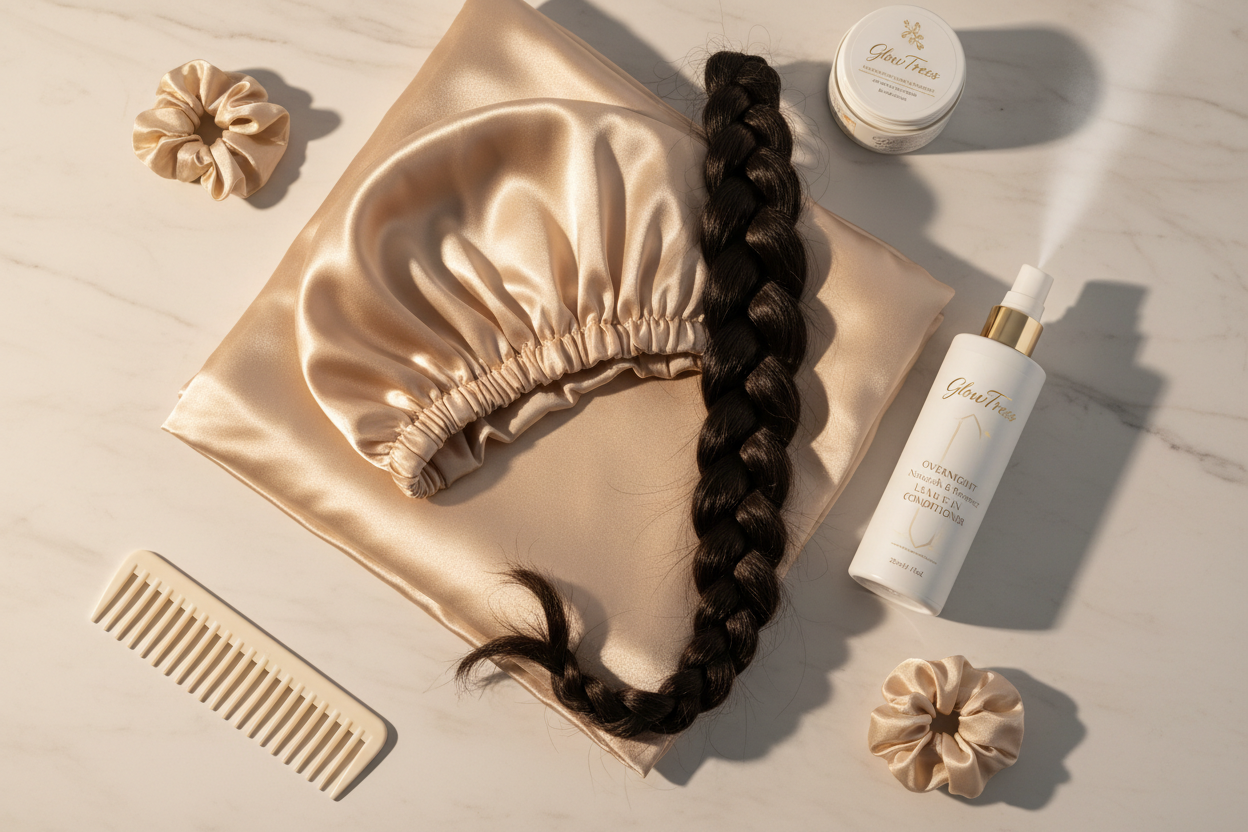 How to Minimize Hair Breakage While Sleeping