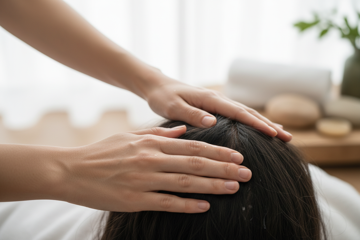 The 5-Minute Scalp Massage That Transforms Hair Health