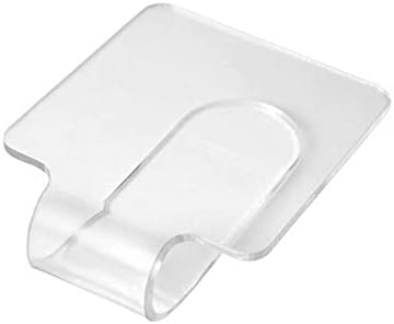 2Pcs Makeup Hand-held Palette Professional Clear Acrylic Makeup Mixing Tray Palette for Foundation Eyeshadow Powders Cosmetics Nail Art Manicure Palette