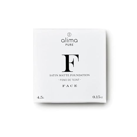 Alima Pure Matte Foundation Loose Mineral Powder Foundation Makeup, Loose Powder Makeup Oil Free Talc Free Powder, Natural Makeup Mineral Foundation Full Coverage Natural Foundation Powder .15 oz/4.5g