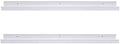 AZSKY 48 Inch White Picture Ledge Shelf Long Floating Shelves Set of 2 Wall Picture Shelf Pine Photo Frames Narrow Picture Ledge Mounting Hardware Included