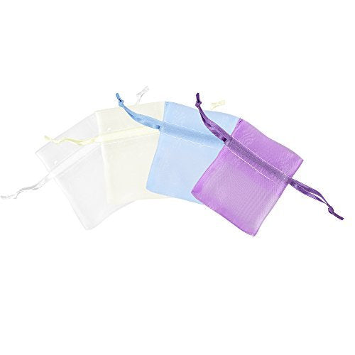 AeraVida Shimmering Iridescent Mosaic White Mother of Pearl Shell Hair Accessory | Flat Wood Clip for Women