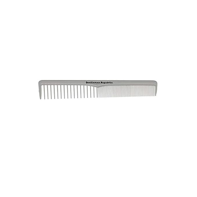 Gentlemen Republic Cutting Comb Men 1 Pc (I0110209) – Made with Carbon Ceramic Material, Lightweight Anti-Slide, Heat Resistant Up to 230°C / 450°F for Professionals & Stylist