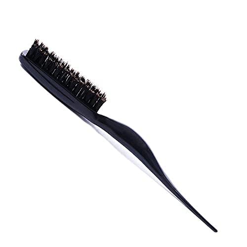 1 Pc Teasing Hair Brush Hair Teasing Comb for Back Combing Lifting and Styling Thin to Create Volume (Black)