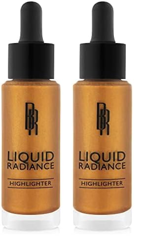 Black Radiance Liquid Radiance Highlighter, Gold Dust, 1 Ounce (Pack of 2)