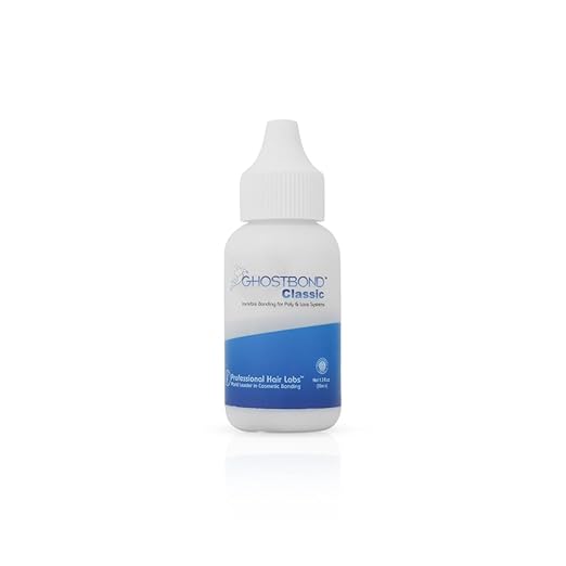 GHOSTBOND Classic Hair Replacement Adhesive 1.3oz - Invisible Wig Bonding Glue: Water & Oil-Resistant, Non-Toxic, Strong Hold For Secure and Natural-Looking Poly & Lace, Wigs & Toupee Systems