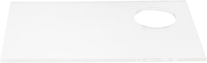 5 PCS Makeup Palette Without Spatula,2.76x4.33 Inch Acrylic Cosmetic Palette Mixing Tray Apply for Eye Shadow Nail Art Pigment Blending (Rectangle