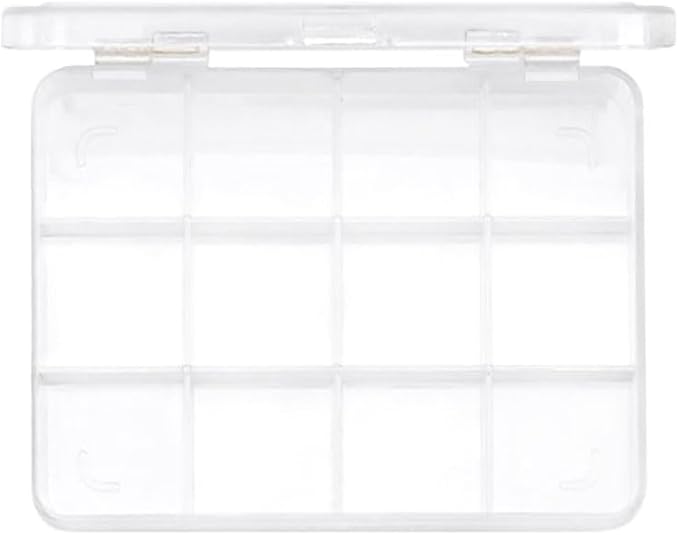 Viking Jack, Empty Makeup Palette Case made for Depotting Makeup/Creams into a Transparent Container, 12 Sections