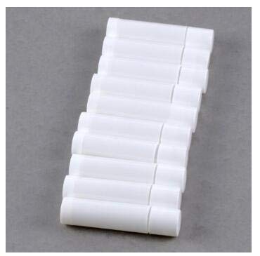 50PCS 5ml Empty Refill White Plastic Lip Gloss Balm LipStick Tubes Sample Packing Vials Holder Bottles DIY Beauty Tool
