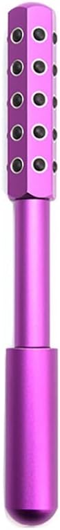 Beauty Massage Roller, Facial Massage Tool, 30 Germanium Stone Uplifting Face ，Uplifting Face Massager Roller (Purple)