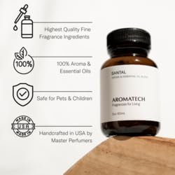 Aromatech White Tea & Bamboo Aroma Essential Oil Blend: Luxury Hotel Inspired Aromatherapy with for Ultrasonic Diffusers & Nebulizers - 4 fl oz, 120 mL