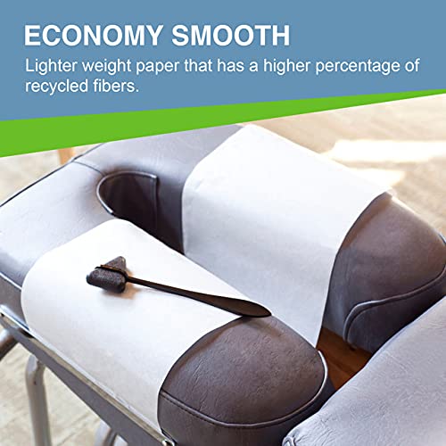 Headrest Paper Rolls – 25-Pack | 8.5" x 225' | Smooth 13 lb Disposable Paper for Medical, Exam & Chiropractic Tables