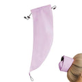 Waterproof Hair Sleeve for Long Hair, Reusable Adjustable Crown Washing Shower Cap Ponytail, Protect Styled Hairs, Quick Root Refresh, Wash Pony Caps for Women Pool Travel Gym Beach (Light Purple)