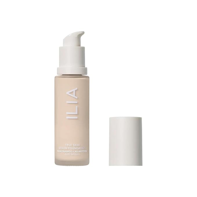 ILIA - True Skin Serum Foundation | Non-comedogenic, Cruelty-Free, Vegan, Weightless Feel, Buildable Coverage, Safe For Sensitive Skin (Mindoro SF.25)