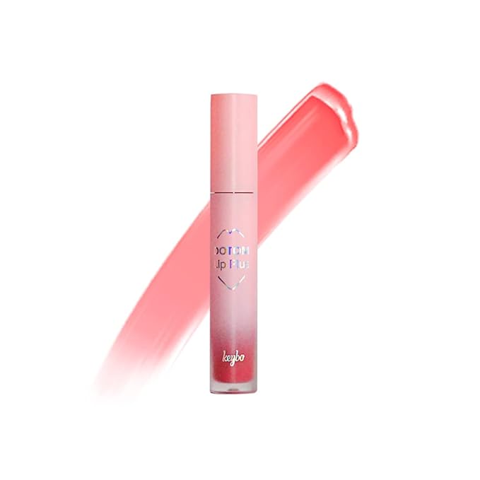 keybo Lip Plumper Dotom Lip Plus 16 Colors, 3 Steps Extreme Plumping Clear Lip Gloss by Essence Lip Care Oil & 16 Color Tints from Korean Makeup (08. Winter of me)