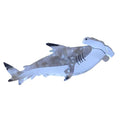 Novelty Hammerhead Shark Hair Clip,Acetate Hair Claw,Big Hair Clips for Women