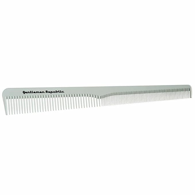 Gentlemen Republic Taper Comb for Fades, Blending and Men Hair Cuts – Soft Round Tips, Soft Touch, Strong Teeth with Strong Body – Made for Barbers, at-home Grooming and Styling