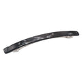 French Amie Long and Thin Large 4" Celluloid Handmade No Slip Durable Hair Barrette Clip for Women, Made in France (Black Nycra)