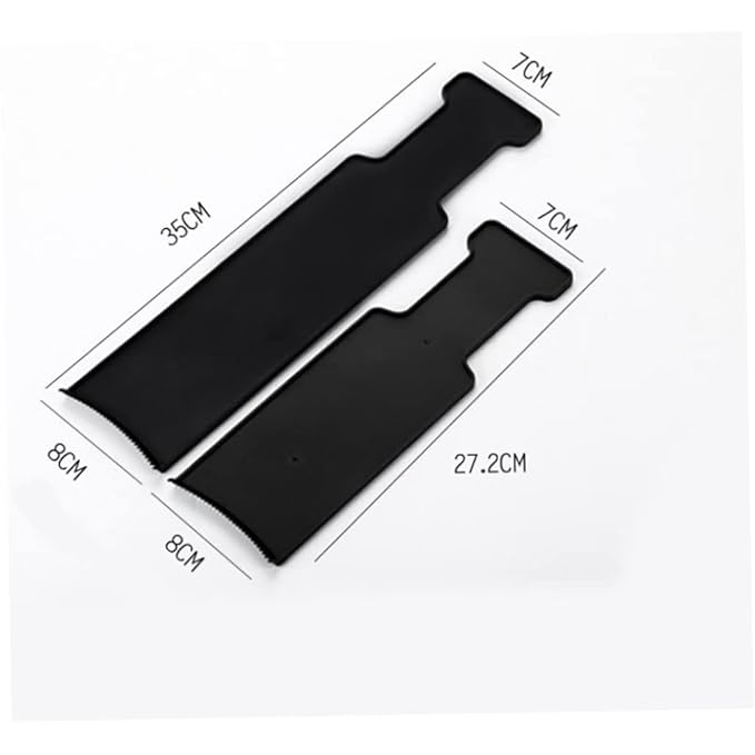 Hair Sectioning Board Dyeing Board Comb Hair Coloring Kit Barber Flat Top Paddle Comb Hairdressing Tools Black (L).