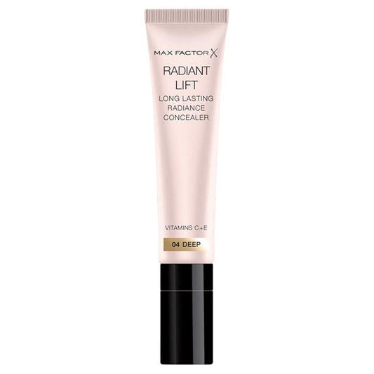 Max Factor Radiant Lift Hydrating and Brightening Concealer, Vitamins C and E, Deep 7ml