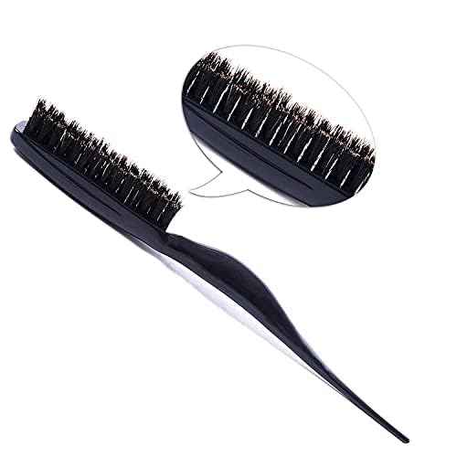 1 Pc Teasing Hair Brush Hair Teasing Comb for Back Combing Lifting and Styling Thin to Create Volume (Black)