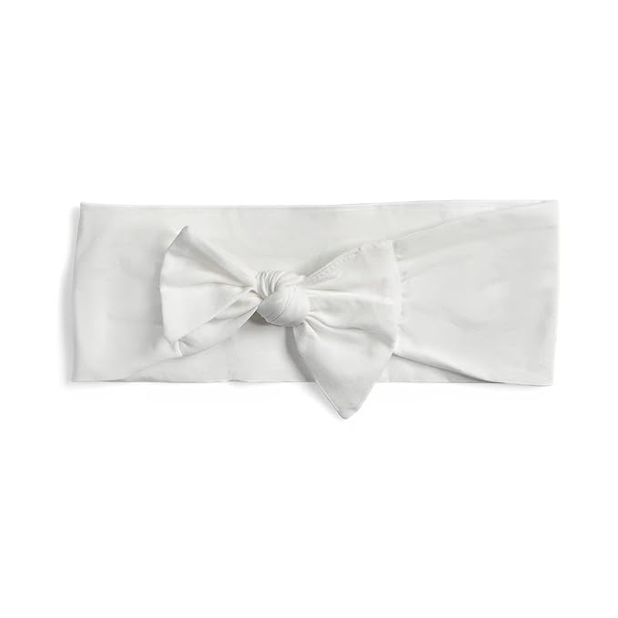 Kitsch Wide Headbands for Women - Fashion Sports Headband for Workout, Yoga, Gym, Running | Stretchy & Adjustable Bow Head Bands for Women’s Hair | Ideal Gifts for Women - White and Sand, 2pcs