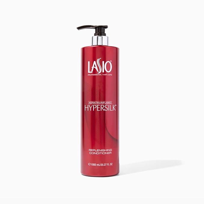 Lasio - Keratin-Infused HYPERSILK Replenishing Conditioner - 35.27 Fl. Oz - Keratin Conditioner - for Dry Hair - Repair, Restore & Redefine Hair Care Product