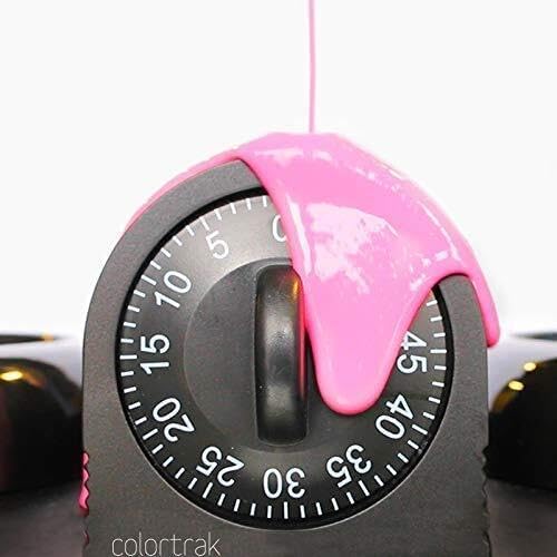 60 Minute Wind Up Timer, Visual Mechanical Timer, from 0 to 60 Minutes, for Kitchen, Hair Color Processing, Tanning, Kids' Home and Classroom Activities or Timeouts, Black
