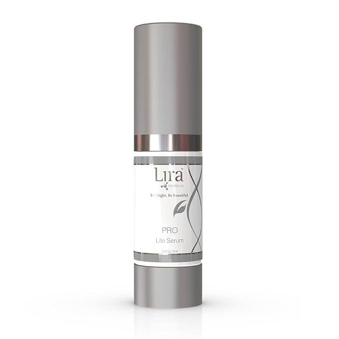 Lira Clinical PRO Lite Serum – Discoloration Correcting Face Serum for Women – Dark Spot Remover with Vitamin C & Hyaluronic Acid – Pore Tightening & Hydrating Skincare – Professional Facial Care
