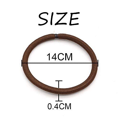 Dofash Women's Braided Good Hair set 102counts set (Bobby pins 60pcs + Hyper Elastics ties 30pcs + Snap hair clips (Brown)