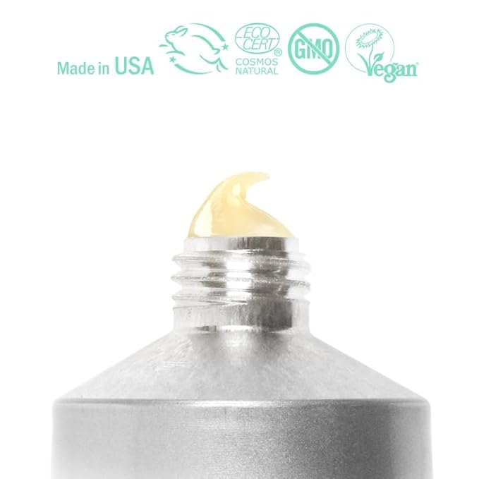 Hurraw! Balmtoo Squeezable Balm, Jasmine Vanilla: Thick, ultra-moisturizing. Anywhere application. Body, face, lips, neck, fingers, toes. 1 tube = 7 sticks of lip balm. Natural, Organic. Made in USA