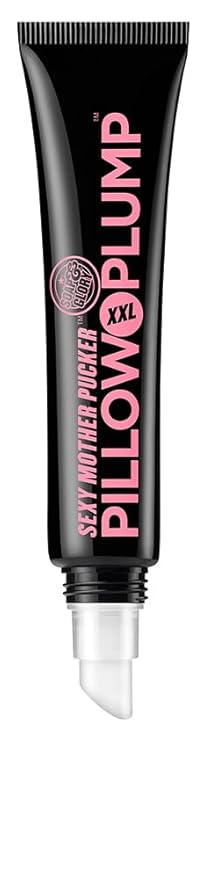 Soap & Glory Sexy Mother Pucker XXL Lip Gloss - Hydrating, Plumping Lip Gloss for Full, Volumized Lips - Lip Plumper Gloss + Chocolate Orange Scent with Vegan Formula in Clearvoyant (10ml)