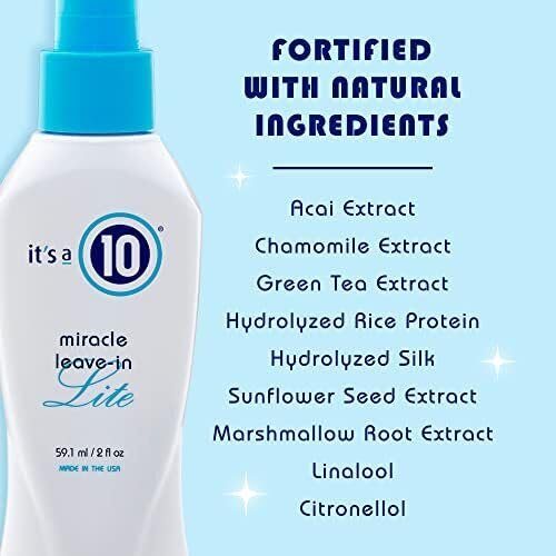 it's a 10 Haircare Miracle Leave-In Lite, 2 fl. oz. (Pack of 3)