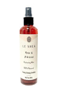 LE SHEA Hibiscus & Rose Water Spray w Aloe, Essential Oil, Refresh Condition Braid Dreadlock Loc Rosewater Facial Skin Body Face Mist 8.7 oz
