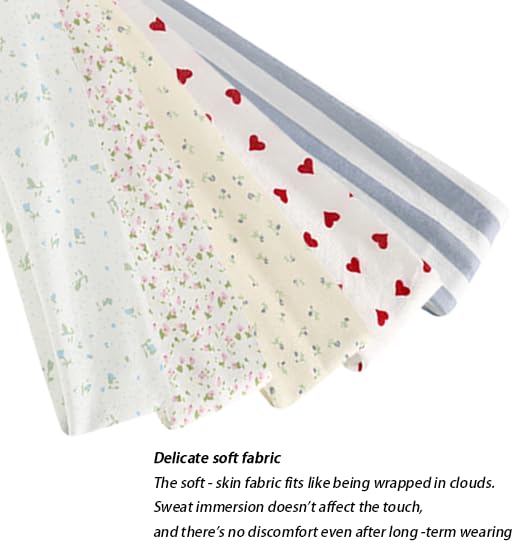 Cute Headbands for Women, plus for Nurses – Fashion Non Slip Elastic Floral Hairbands, Soft Fabric Thick Stripe Head Bands for Girls, Valentine's Day Heart Headbands (D-6)