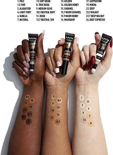 NYX PROFESSIONAL MAKEUP Born To Glow Radiant Concealer, Medium Coverage - Vanilla